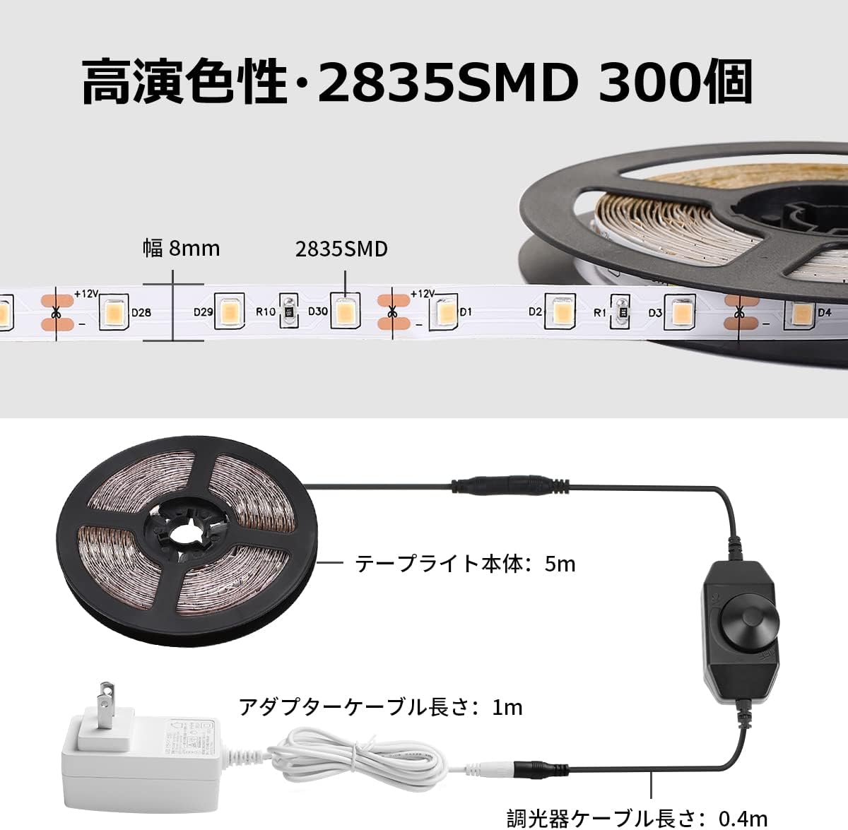 LEDテープライトの使い方完全ガイド：初心者でも簡単にできるインテリア術 | トカでんブログ